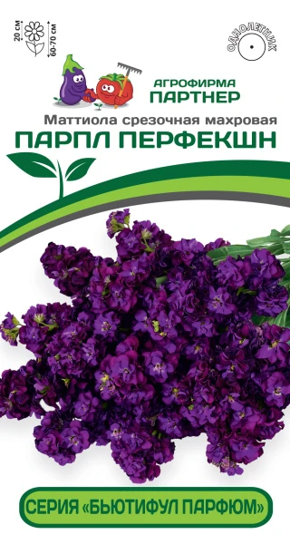 Партнер Маттиола срезочная махровая "Бьютифул Парфюм" ПАРПЛ ПЕРФЕКШН^(10шт) 2-ной пак